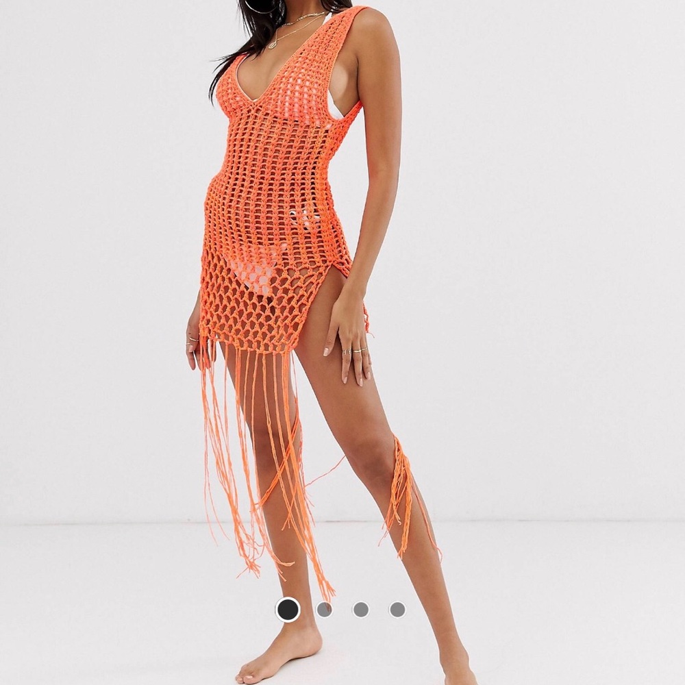 ASOS fringe beach cover up